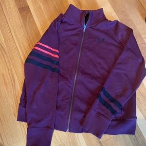 Gently worn women’s medium under armour zip up